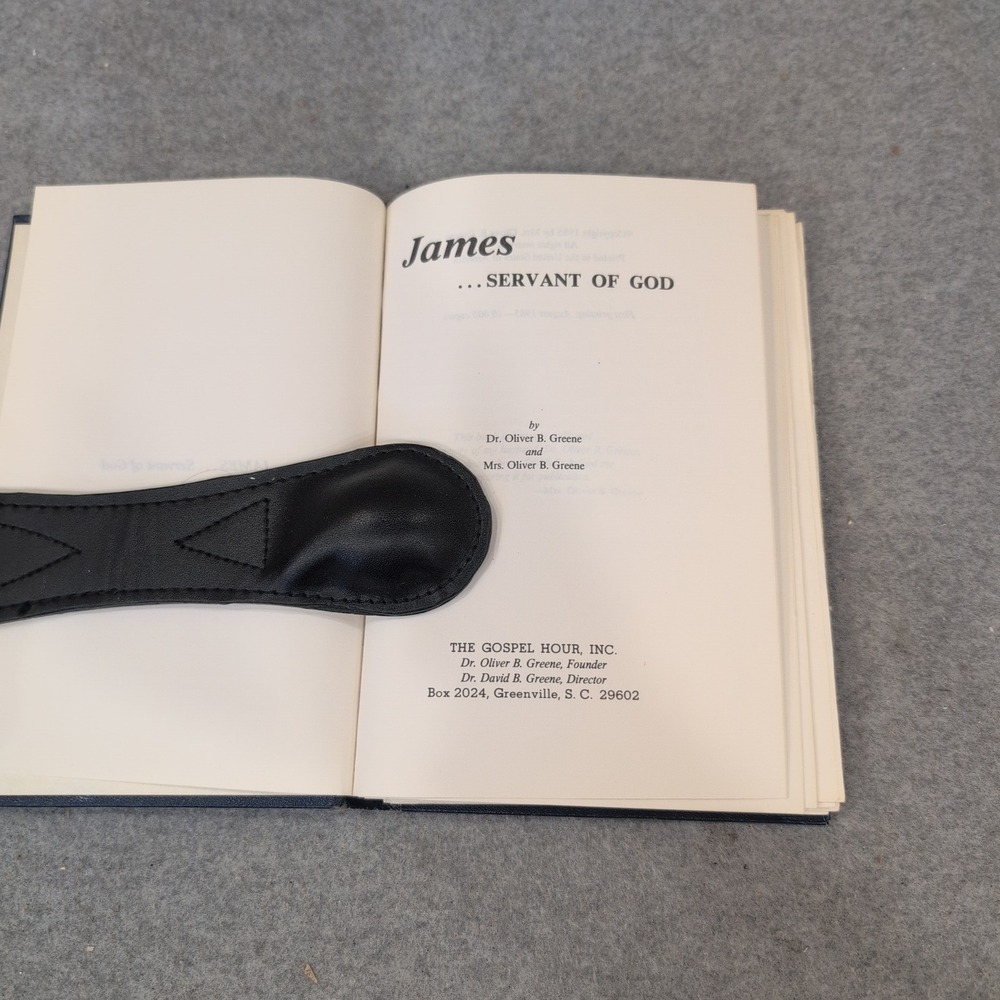 James... Servant of God Dr Oliver B Greene 1985 First Printing Hardcover Book - Picture 3 of 6